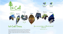 Desktop Screenshot of 1stcalltrees.com